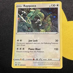 Pokemon TCG Rayquaza - SWSH029 Sword & Shield Black Star Promo NM DOUBLE SWIRL - Image 5