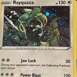 Pokemon TCG Rayquaza - SWSH029 Sword & Shield Black Star Promo DOUBLE SWIRL - Image 1