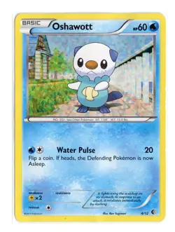 Oshawott 4/12 Promo Holo McDonald's Promos 2011 Pokemon HP DMG - Image 1