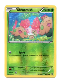 Shroomish 15/160 Common Reverse Holo XY - Primal Clash Pokemon LP - Image 1