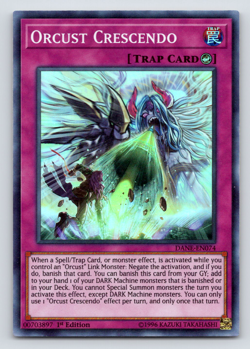 Orcust Crescendo - DANE-EN074 - Super Rare - 1st Edition - Yugioh - Image 1