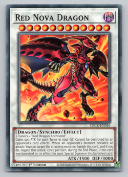 Red Nova Dragon - SDCK-EN046 - Common - 1st Edition - Yugioh - Image 1