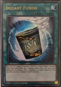 YuGiOh Instant Fusion Ultra Rare 1st Edition MAMA-EN080 - Image 1