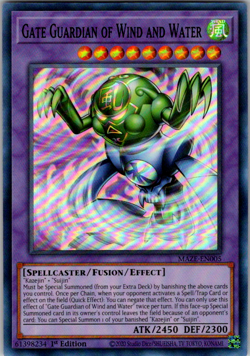 ( GATE GUARDIAN OF WIND AND WATER ) - Super Rare - MAZE-EN005 1st NM - Yu-Gi-Oh - Image 1