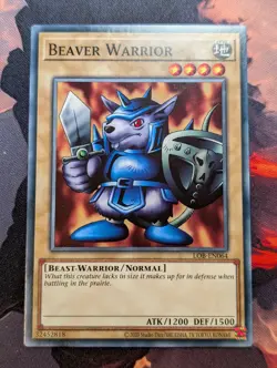 Beaver Warrior - LOB EN064 - Common - 25th Anniversary - YuGiOh - VLP - Image 1