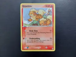 Pokemon - Growlithe 55/92 Common Ex Legend Maker - Image 1