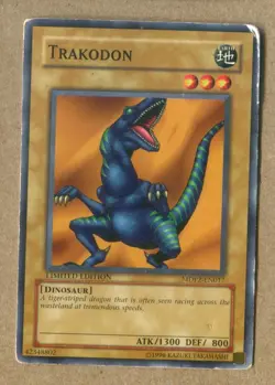 Yu-Gi-Oh! Ltd. Edition MDP2-EN017 Trakodon. DINOSAUR, TRADING GAME CARD - Image 2