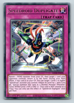Speedroid Dupligate - LED8-EN008 - Rare - 1st Edition Yugioh - Image 1