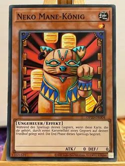 Neko Mane-Konig OP20-DE004 Super Rare Deutsch NM YUGIOH - Image 1