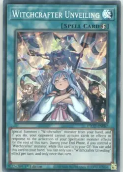 Witchcrafter Unveiling - ETCO-EN067 - Super Rare - 1st Edition - Yugioh - Image 1