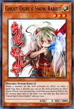 Yugioh RA05-EN131 - Ghost Ogre & Snow Rabbit - Ultra Rare - Image 1