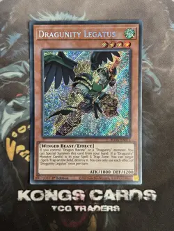 BLGG-EN075 Dragunity Legatus Secret Rare YuGiOh! NEW - Image 1