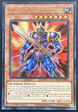 Orgoth the Relentless BLC1-EN016 (Silver) Ultra Rare 1st Edition Yu-Gi-Oh! - Image 1