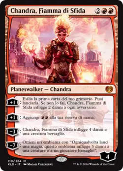 MTG CHANDRA, TORCH OF DEFIANCE EXC - CHANDRA, FIAMMA DI SFIDA - KLD - MAGIC - Image 1