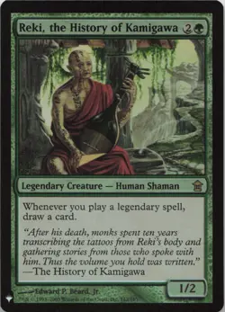 Reki the History of Kamigawa FOIL R The List Reprints 142 MTG - Image 1
