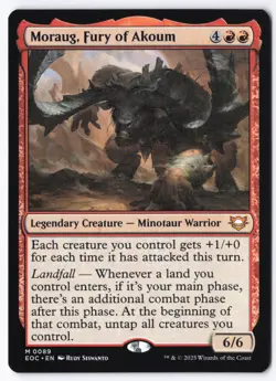 Moraug, Fury of Akoum 89 Commander: Edge of Eternities - Image 1