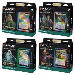 The Lord of The Rings Tales of Middle-Earth Commander Deck Bundle 4 Deck ENG - Image 1