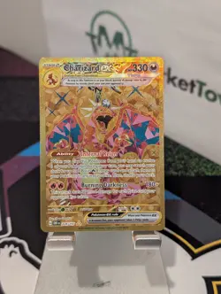 Pokemon Charizard ex 228/197 Hyper Rare Gold Holo Obsidian Flames NM A1 - Image 1