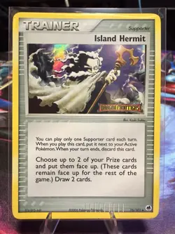 The Pokemon Company Island Hermit 76/101 Dragon Frontiers Reverse Holo Uncommon - Image 1