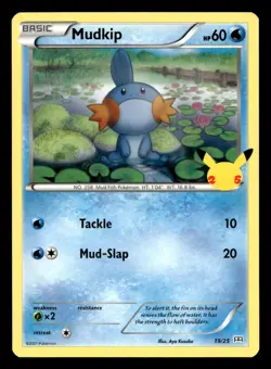 Mudkip 19/25 McDonald's 25th Anniversary Stamped Promo 2021 Pokemon NM - Image 1