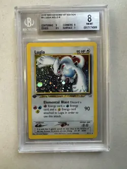 Pokemon BGS 8 NM-MT 1st Edition Holo Lugia 9/111 Neo Genesis - Image 1