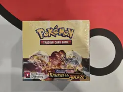 Pokemon Sword and Shield Darkness Ablaze Booster Box Sealed - Image 1