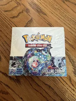 Pokemon Scarlet & Violet Stellar Crown Booster Box Sealed TCG SV07 - Image 1