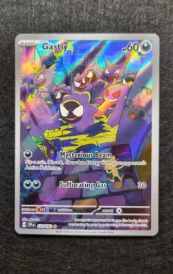 Pokemon TCG Gastly 177/162 Temporal Forces Holo Illustration Rare - Image 1