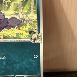 Pokemon TCG N's Zorua 097/159 Journey Together Illustration Rare Holo Eng 70HP - Image 2