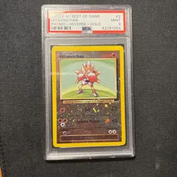 Carta Pokemon • Hitmonchan Reverse Holo Promo Best #2 PSA9 - Image 1