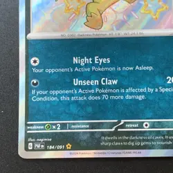 Pokemon TCG Sableye 184/091 S&V: Paldean Fates Shiny Holo Rare - Image 5