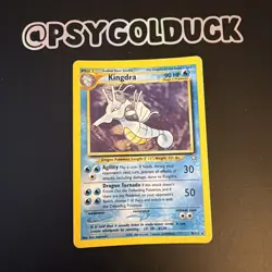 Pokemon Tcg Kingdra 8/111 Neo Genesis Holo Rare Played C3 - Image 1