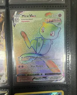 Mew VMAX 268/264 Fusion Strike Secret Rare Full Art VMAX Holo 310 HP Eng - Image 1