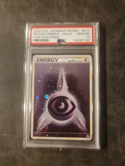 2009 POKEMON JPN GYM CHALLENGE #015 PSYCHIC ENERGY PSA 10 - Image 1