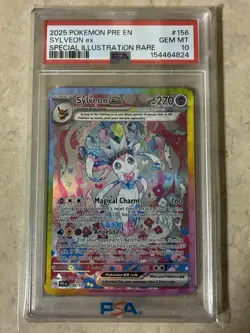 PSA 10 Sylveon ex Special Illustration Rare 156/131 Prismatic Evolutions EN - Image 1