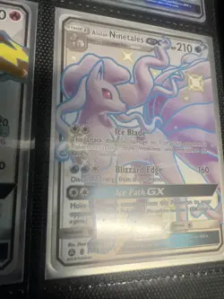 Alolan Ninetales GX SV53/SV94 Hidden Fates Shiny Rare Pokemon TCG NM - Image 2