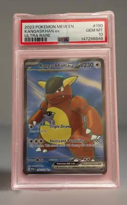 Kangaskhan ex 190/165 PSA 10 Pokemon SV: 151 Ultra Rare 2023 Ultra Rare - Image 1