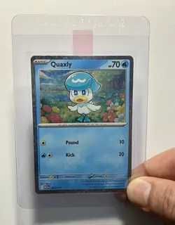 Quaxly 003/015 (LP) Holo Rare Scarlet & Violet: McDonald’s Promo 2024 Pokemon - Image 3