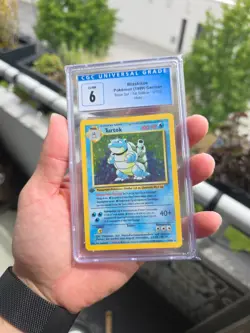 Turtok Blastoise Pokemon Base Set- 1st Edition 2/102 1999 German Holo - Image 2