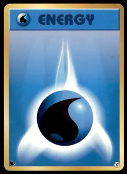 1999 Pokemon VHS Squirtle Deck Water Energy Japanese #27 - Image 1