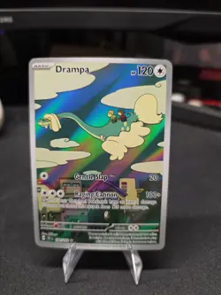 Drampa Holo Illustration Rare Pokemon Temporal Forces 184/162 NM/M Condition - Image 1