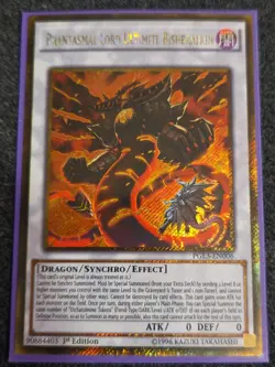 Yugioh Phantasmal Lord Ultimitl Bishbaalkin PGL3-EN006 Gold Secret 1st Ed NM - Image 1