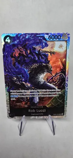 Rob Lucci EB04-048 SR - ONE PIECE op15 ENGLISH l Adventure on Kami's Island ( - Image 1