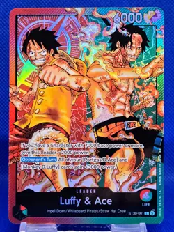 Luffy & Ace ST30-001 L | Starter Deck EX: Luffy & Ace | One Piece TCG | EN - Image 1