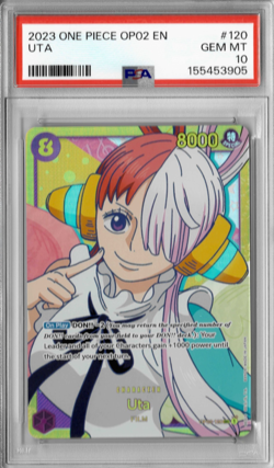 2023 One Piece Uta OP02 EN PSA 10 - Image 1