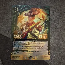 Woody - Jungle Guide (Store Championship) 54 Disney Lorcana Promo Cards Holo - Image 4