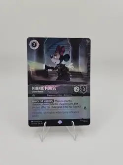 Minnie Mouse Ghost Hunter Epic Foil 220/204 Whispers in the Well Disney Lorcana - Image 1