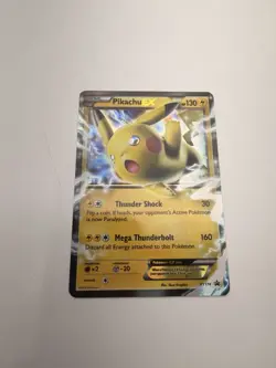 Pokemon TCG Pikachu EX XY174 Promo Holo Card - Image 1