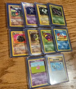 LP (Unlimited) COMPLETE Pokemon Fossil Set - 47 Cards * Non-Holo Only * - Image 5