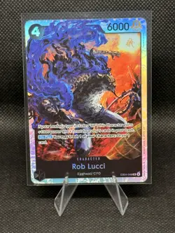 Rob Lucci SR Adventure on Kami's Island EB04-048 NM OP Card Foil - Image 1